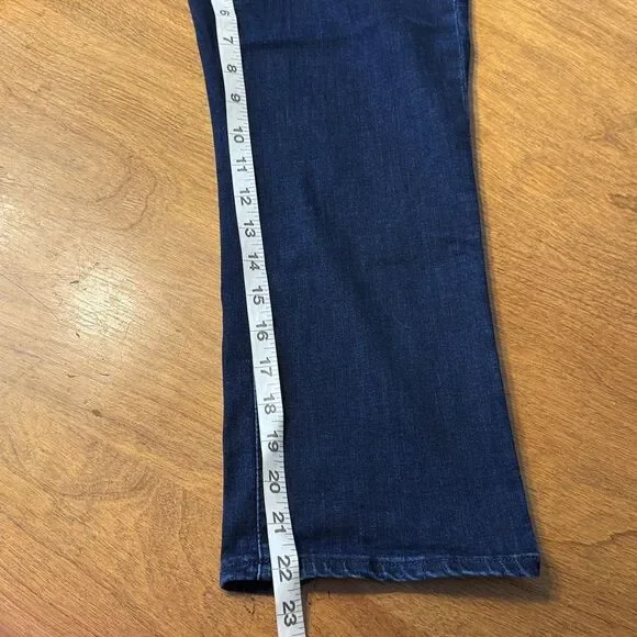 NYDJ Marilyn Dark Blue Straight Leg Jeans - Picture 10 of 13